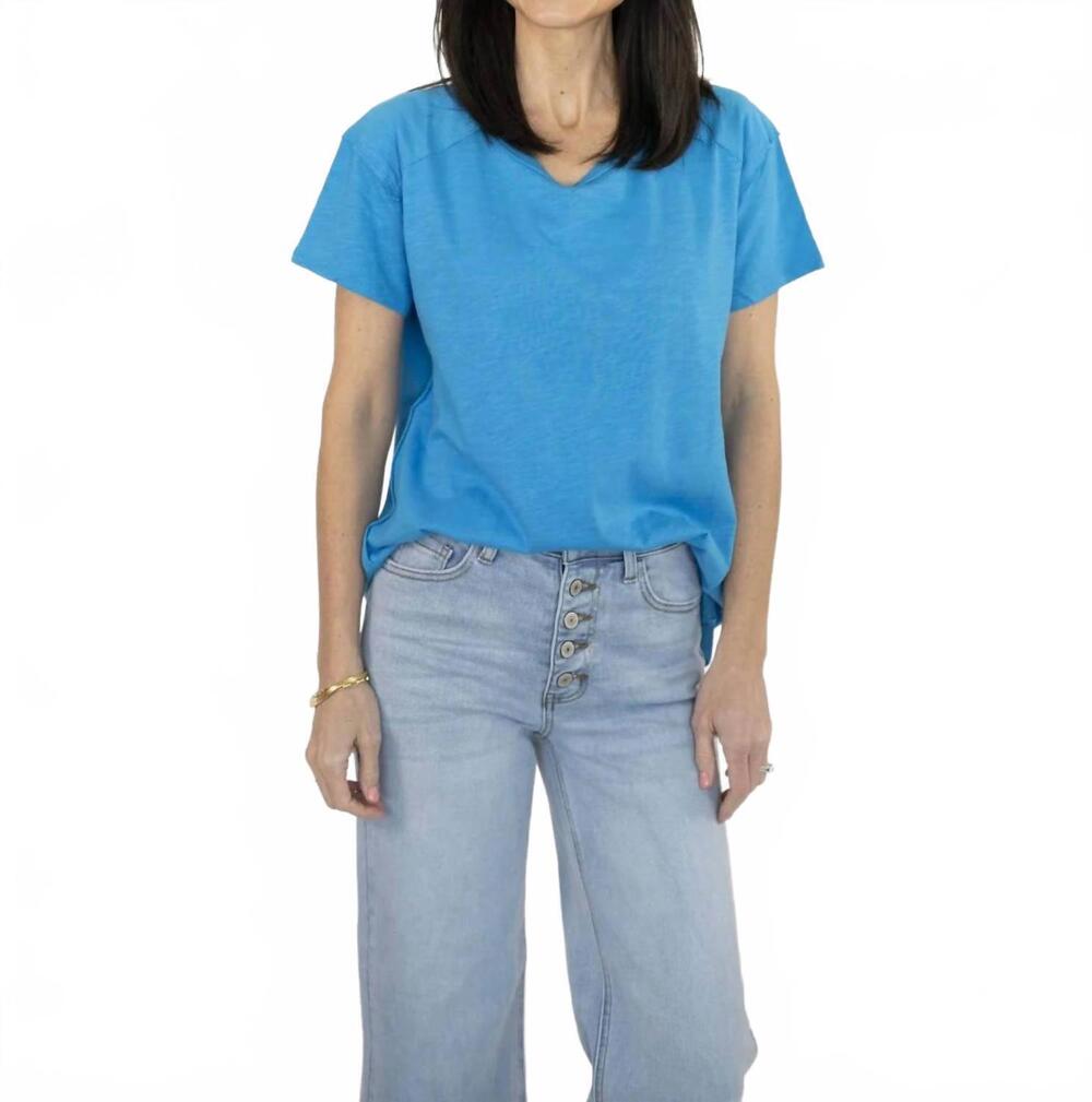 NEW HYFVE sally short sleeve tee in blue